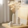 TINCTOTNIC Ceramic Vase Set3 Small Flower Vases for Decor Modern Boho Farmhouse Style Decorative Vases for Pampas Grass Dried Flowers Distressed Finish Beige