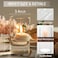 DYMFADFB 12pcs Glass Cylinder Vases for Centerpieces 6 Inch Tall Flower Vase for Wedding Decorations Clear Glass Flower Vases Floating Candle Holder for Table Centerpiece Wedding Home Dcor