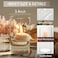 DYMFADFB 12pcs Glass Cylinder Vases for Centerpieces 6 Inch Tall Flower Vase for Wedding Decorations Clear Glass Flower Vases Floating Candle Holder for Table Centerpiece Wedding Home Dcor