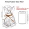 FOWSEEK 6 Inch Small Glass Flower Vase Irregular Clear Flower Vases for Centerpiece Table Indoor Desk Decor Modern Art Decorative Vase for Home Office Wedding Bookshelf Housewarming Gift