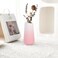 GUKJOB Gradient Pink Ceramic Vase Small Cute Flower Vase for Pampas Grass Home Living Room Dining Table Farmhouse Office Decor Bedroom Table and Kitchen Shelf Gradient Pink