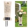 HUYIENO Solar Memorial Cemetery Flower Vase with LED for FreshArtificial Cemetery Grave Decorations Angel Statue Vase with Spikes Gravestone Decor