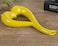 VanEnjoy 10 inches Heart Shaped Yellow Ceramic Vase Statues Decorative Vase Home Decoration Furnishing Pottery