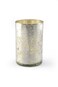 Serene Spaces Living Antique Silver Cylinder Vase VintageStyle Handmade Mercury Glass Finish for Weddings Parties Events Measures 6 Tall and 35 Diameter