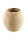 Serene Spaces Living Teak Essence Vase Handcrafted Natural Wood Vase Perfect for Artificial Dried and Fresh Flowers Unique Rustic Decor Piece for Home or Office Gift Idea Small Pack of 1