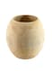 Serene Spaces Living Teak Essence Vase Handcrafted Natural Wood Vase Perfect for Artificial Dried and Fresh Flowers Unique Rustic Decor Piece for Home or Office Gift Idea Small Pack of 1