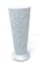 Optimum OPTIMUM Slim Memorial Cemetery Flower Vase Plastic White Granite With Metal Ground Spike Grave Marker Decorations For Gravesite Headstone Flowers Holder Garden Lawn Yard