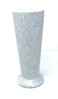 Optimum OPTIMUM Slim Memorial Cemetery Flower Vase Plastic White Granite With Metal Ground Spike Grave Marker Decorations For Gravesite Headstone Flowers Holder Garden Lawn Yard