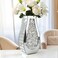 ALLARTONLY 15 Crushed Diamond Mirror Vase Silver Luxury Table Decor