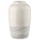 Oairse Ceramic Rustic Farmhouse Vase for Home Decor 9 inch Decorative Boho White Pottery Flower Vase for Centerpiece Living Room Bedroom Kitchen Bathroom Dining Table Mantel Shelf Decor