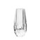 kitCom Kitcom Small FlowerBud Crystal Vase Decorative Vases for Home or Wedding Outline Dimensions W24xH47 Clear with Gift Box
