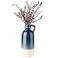 Oairse 125 Blue Ceramic Vase for Home Decor Large Decorative Vase Boho Pottery Bud Vase for Flowers Rustic Farmhouse Tall Single Flower Vase for Centerpieces Pampas Grass