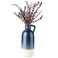 Oairse 125 Blue Ceramic Vase for Home Decor Large Decorative Vase Boho Pottery Bud Vase for Flowers Rustic Farmhouse Tall Single Flower Vase for Centerpieces Pampas Grass