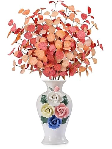 KATIMAR Ceramic Vase Modern Small Flower Vases for Living Room Bedroom Kitchen Centerpieces Office Desk Table Shelf Home Decor Vases 58 Inch Tall 4 Flower