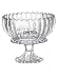 Serene Spaces Living Arctic Ice Glass Compote 9in Dia