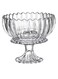 Serene Spaces Living Arctic Ice Glass Compote 9in Dia