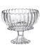 Serene Spaces Living Arctic Ice Glass Compote 9in Dia