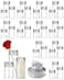 Zubebe 36 Pcs Glass Cylinder Vase Clear Multiple Size Glass Flower Vase Centerpieces with 6 Row 5 Yard Diamond Ribbon Rhinestone Ribbon for Home Wedding Party Table Centerpiece Decor