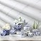 Hushee Small Blue and White Vases Chinoiserie Vase Ginger Jar Porcelain Ginger Jar Chinoiserie Decor Blue and White Decor for Home Bedroom Table Centerpieces Tabletop Accent Shelf6 PcsNovelty
