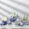 Hushee Small Blue and White Vases Chinoiserie Vase Ginger Jar Porcelain Ginger Jar Chinoiserie Decor Blue and White Decor for Home Bedroom Table Centerpieces Tabletop Accent Shelf6 PcsNovelty