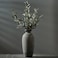 Vaseking Emotionally Grounded Vase Large Ceramic Rustic Vase 144 inch Minimalist Threaded Decorative Farmhouse Tall Vases for Home Decor Living Room Enterway Table Decoration Bronze
