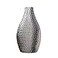 Hosley 17 Silver Metal Vase Tall Modern Decorative Centerpiece for Living Room Table Floral Arrangements
