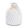 Anding Modern Vase Home Decoration Grid Design White Porcelain Bottle