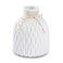 Anding Modern Vase Home Decoration Grid Design White Porcelain Bottle