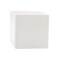 Royal Imports Flower Acrylic Vases Cubes Decorative Centerpiece for Home or Wedding Non Breakable Plastic 5 White