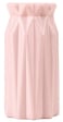 Organza Plus Ceramic Look Plastic Vase Unbreakable Vase for Flowers Origami Dusty Pink