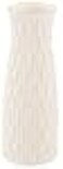 Organza Plus CeramicLike Plastic Vase Unbreakable Woven Seashell White Flower Vase