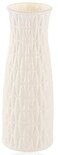 Organza Plus CeramicLike Plastic Vase Unbreakable Woven Seashell White Flower Vase