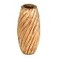 AeraVida 82 inch Timeless Handmade Modern Rustic Spiral Light Brown Mango Tree Wood Vase for Home Natural Wooden Home Decor Modern Farmhouse Kitchen Table Countertop Accent Decor