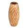 AeraVida 82 inch Timeless Handmade Modern Rustic Spiral Light Brown Mango Tree Wood Vase for Home Natural Wooden Home Decor Modern Farmhouse Kitchen Table Countertop Accent Decor