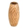 AeraVida 82 inch Timeless Handmade Modern Rustic Spiral Light Brown Mango Tree Wood Vase for Home Natural Wooden Home Decor Modern Farmhouse Kitchen Table Countertop Accent Decor
