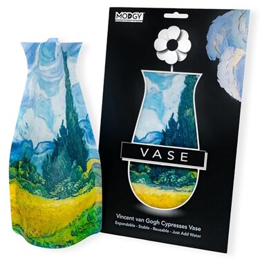 MODGY Vase with Van Goghs Wheat Field and Cypresses by Modgy
