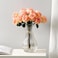 UUyuality 10 Decorative Modern Flower Vase for Floral Arrangements Large Elegant Clear Glass Vase for BouquetTransparent Clear 01
