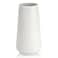 GUKJOB White Ceramic Vase Small Cute Flower Vase for Pampas Grass Home Living Room Dining Table Farmhouse Office Decor Bedroom Table and Kitchen Shelf White