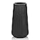 GUKJOB Matte Black Ceramic Vase Small Cute Flower Vase for Pampas Grass Home Living Room Dining Table Farmhouse Office Decor Bedroom Table and Kitchen Shelf Matte Black