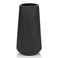 GUKJOB Matte Black Ceramic Vase Small Cute Flower Vase for Pampas Grass Home Living Room Dining Table Farmhouse Office Decor Bedroom Table and Kitchen Shelf Matte Black