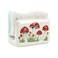 Bicuzat Ceramic Mushroom Pattern Sink Caddy Kitchen Sink Sponge Holder Red