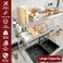 VNKZI Over Sink Dish Drying Rack 3 Tier Full Stainless Steel Storage Adjustable Length 2598 to 3661 Kitchen Rack Multifunctional Expandable Counter Organizer Space Saver Dish Rack