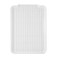 Oggi Dish Drain Board and Drying Rack Tray for Kitchen Counter Plastic Drainboard with Raised Ridges 1275 x 1725 inches White