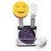 Smilyeez The Original Smiling Handle with Soap Dispensing for Scrub Daddy Reg TM Sponge and Scrub Moji Sponge Smile Caddy and 2 Scrub Mojis WhiteGrey Wands