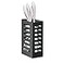 PUSDON Over Sink Dish Drying Rack Parts Cutlery Silverware Utensil Holder Black