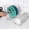 MINGFANITY Small Bowl DrainerStainless Steel Bowl Drying Rack for Kitchen Counter Organizer Storage Storage Shelf Chrome 1 Dish Rack and 1 Bowl Rack
