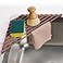 Tomorotec Compact SiliconeCoated Triangle Dish Drying Rack for Sink Corner Foldable Stainless Steel OverTheSink Organizer and Storage Shelf Coffee