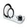 iDesign Compact Dish Drying Rack for Kitchen Counter White