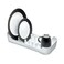 iDesign Compact Dish Drying Rack for Kitchen Counter White