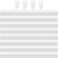 Koceci 100 PCS Adhesive Picture Hangers Foam Board Hanger Plastic Frame Hooks No Nail Transparent